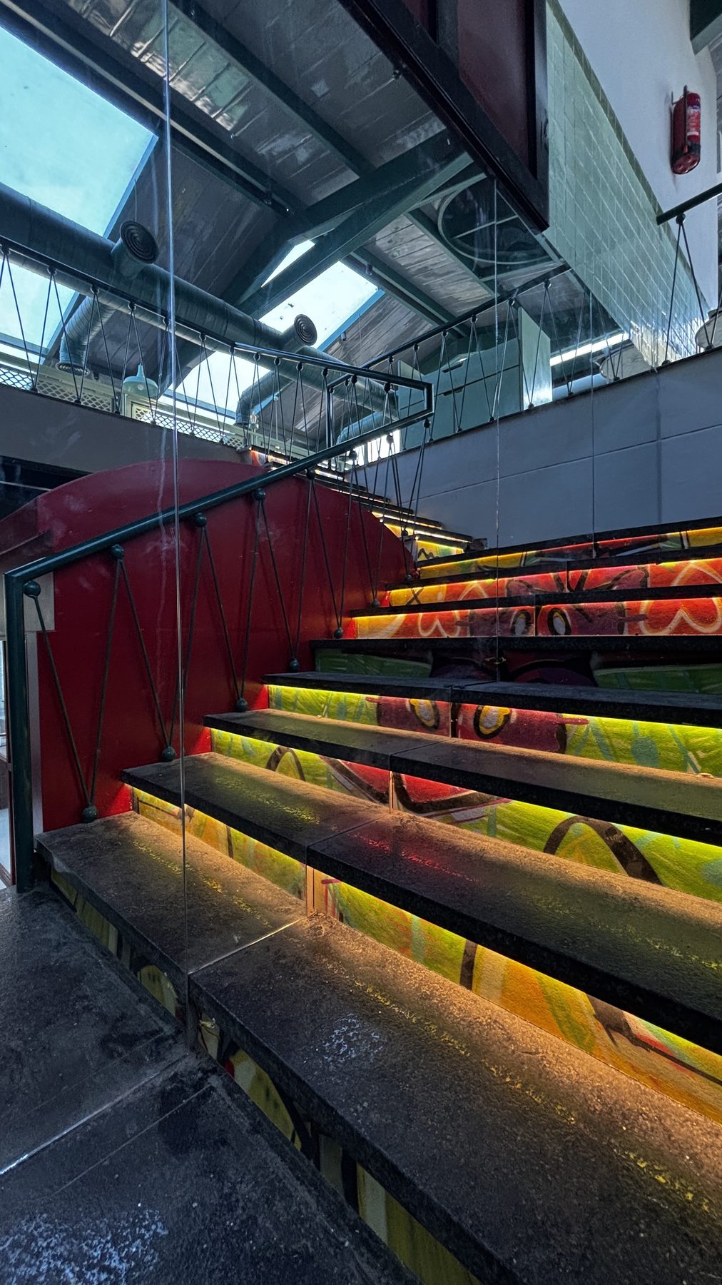 Jacob's Brewhouse, Jaipur — The stairwell