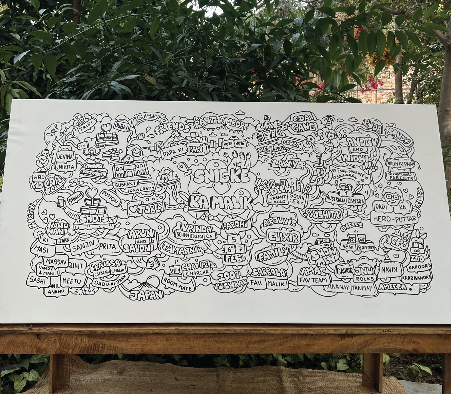 Wedding live Doodle at rahambore