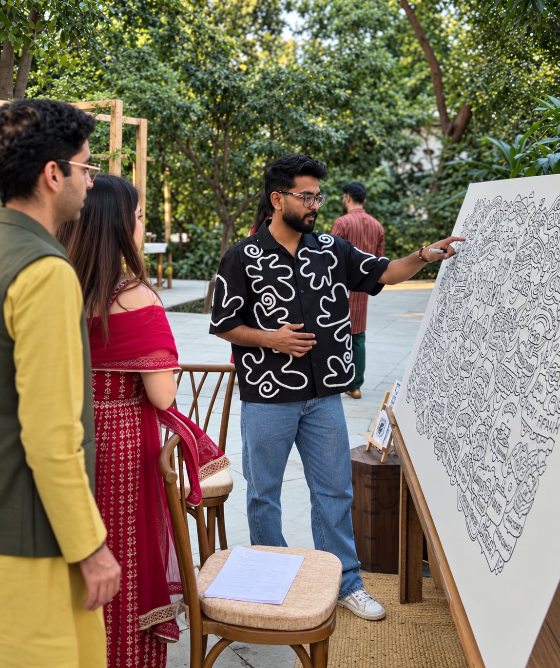 Wedding live Doodle at rahambore