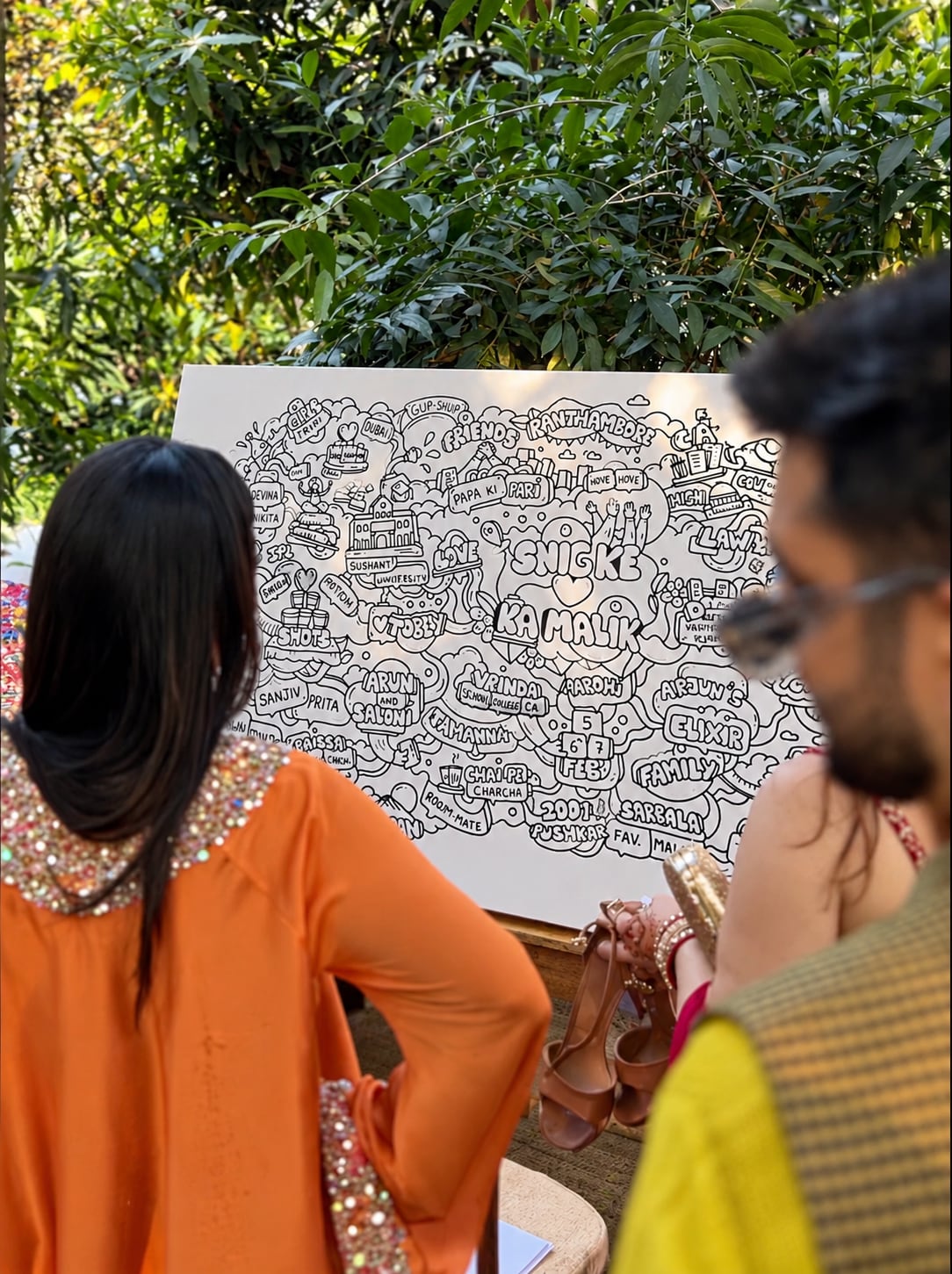 Wedding live Doodle at rahambore