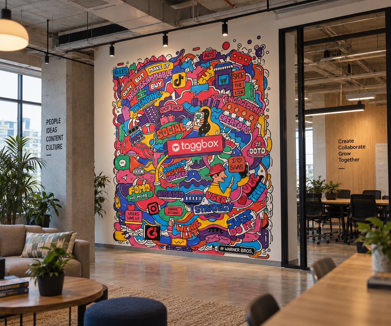 Taggbox Brand Doodle Wall
