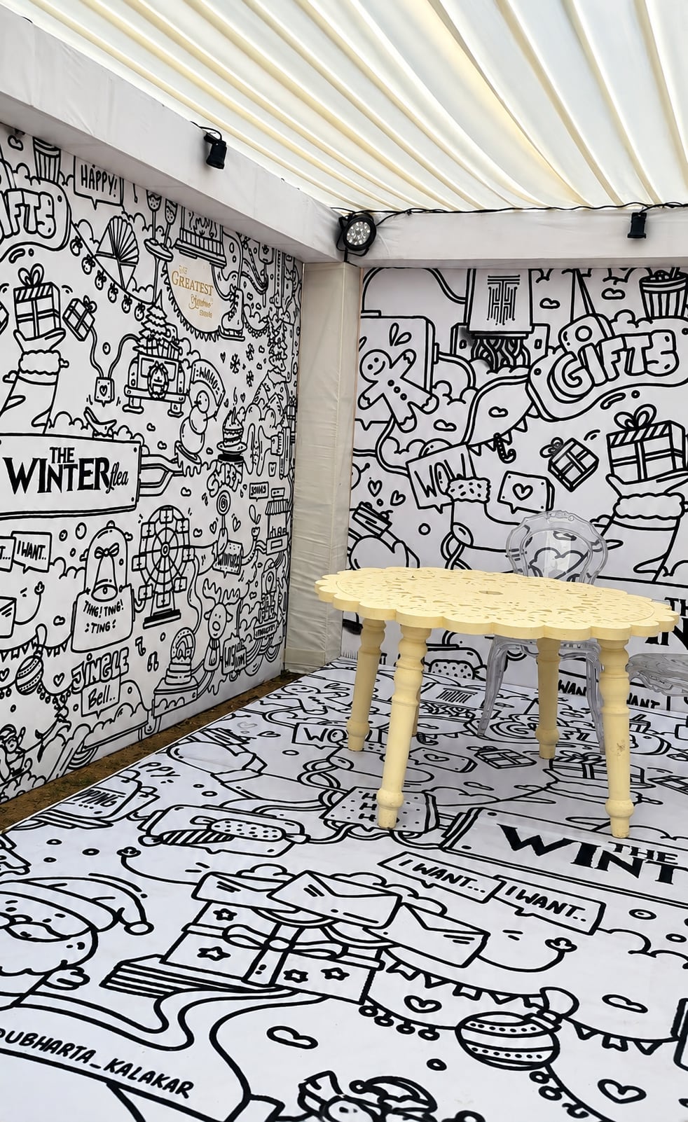 A doodle you can walk into